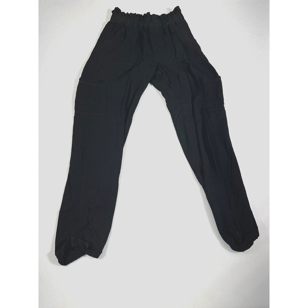 Aeropostale Womens Black High Waisted Utility Joggers XS